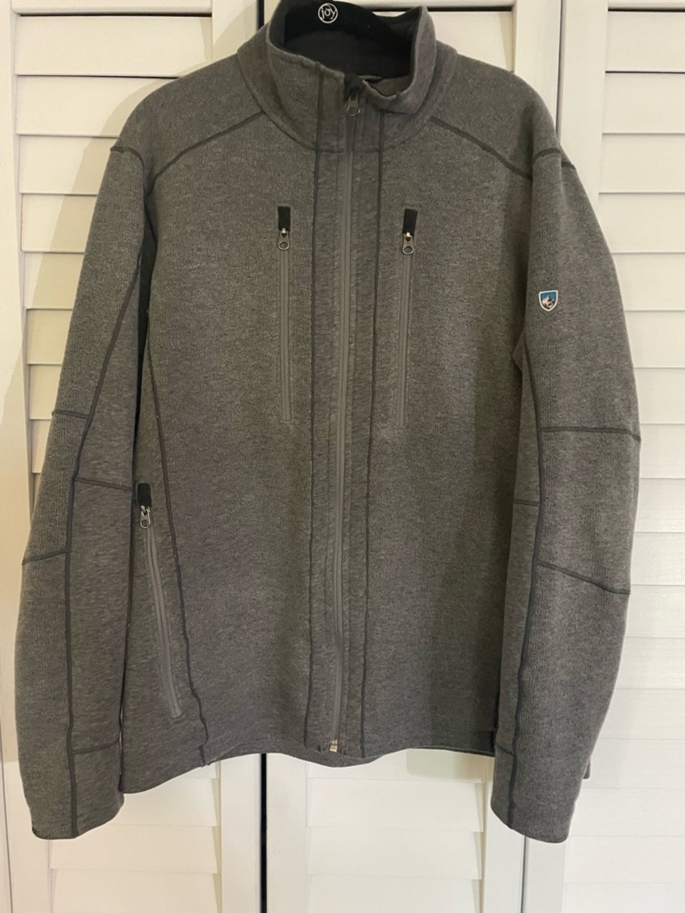 Kuhl Interceptr™ Full Zip Gray Mens Fleece Jacket - size Large